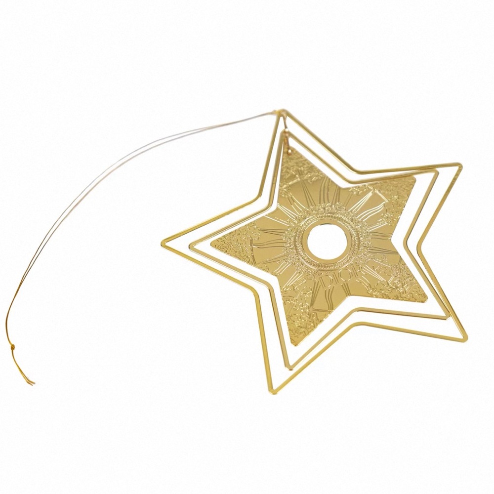 Dior Gold Star Ornament